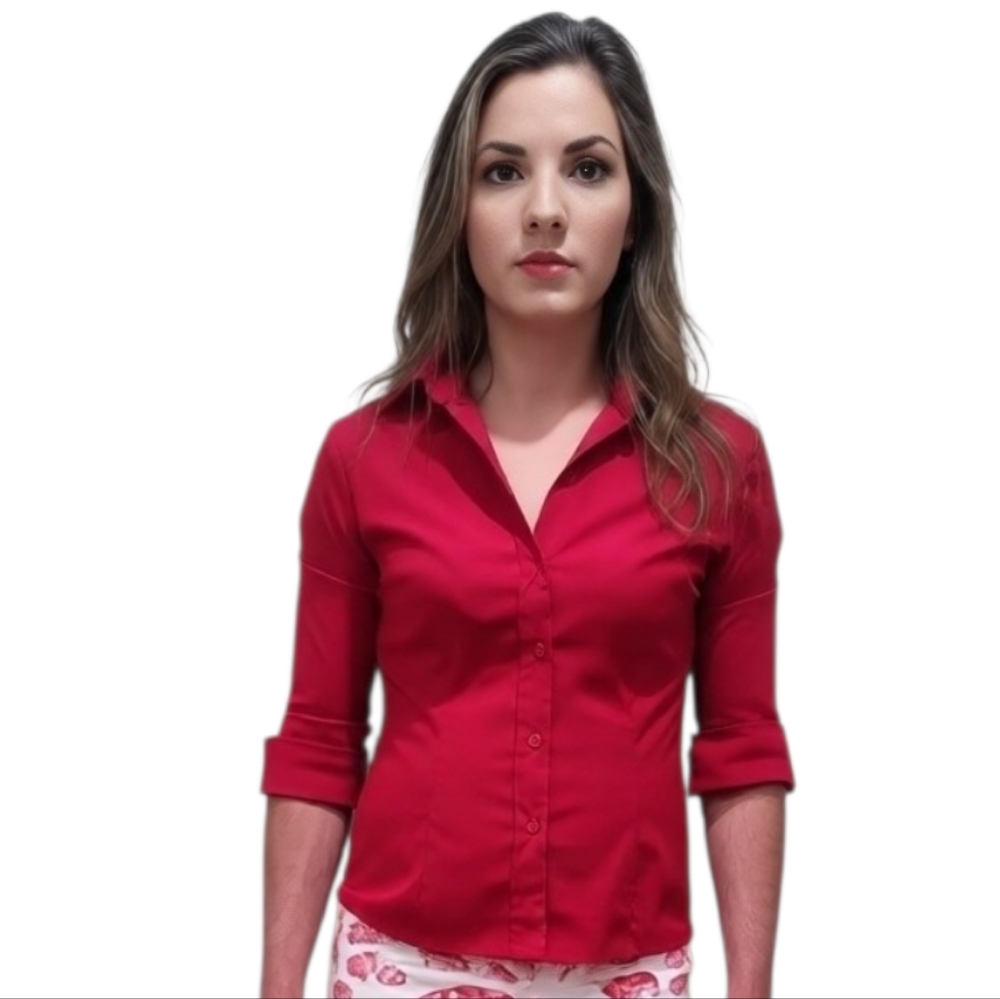 Ricki's Red Half Sleeve Blouse